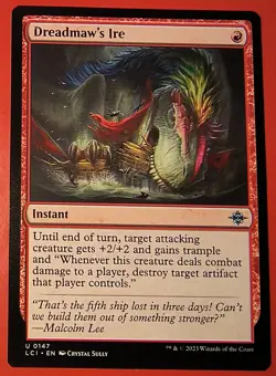 MTG. MAGIC: DREADMAW'S IRE LCI, 0147 UNCOMMON M/NM UNPLAYED - Image 1