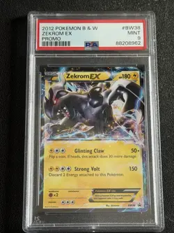 Zekrom EX BW38 Black & White Promo Holo English PSA 9 Pokemon POP 49 - Image 2