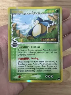 Snorlax (Delta Species) 10/101 Dragon Frontiers Reverse Holo - Pokemon Card LP - Image 3
