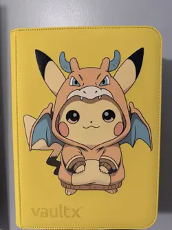 Pokemon Tcg Poncho Pikachu Binder - Image 1