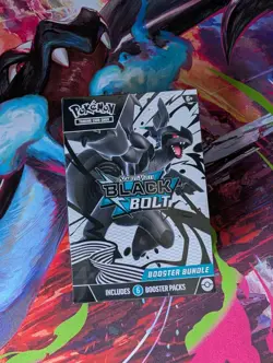 Brand New Pokemon TCG S&V Sealed Black Bolt Booster Bundle 6 Packs - Image 1