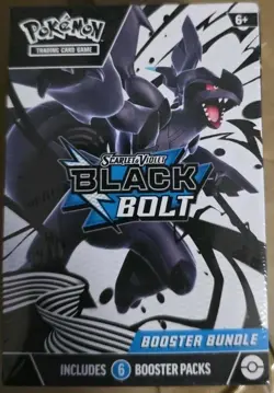 Pokemon TCG Black Bolt Booster Bundle Box New Sealed - 6 Booster Packs - Image 1