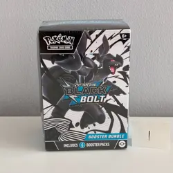 Pokemon TCG Black Bolt Booster Bundle 6 Packs New & Sealed - Image 1
