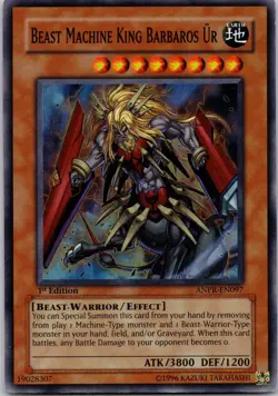 Beast Machine King Barbaros Ur ANPR-EN097 1st Edition Super Rare HP - Image 1