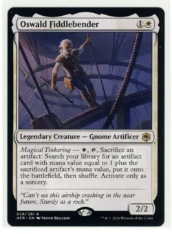 OSWALD FIDDLEBENDER 028/281 Rare Forgotten Realms MTG - Image 1