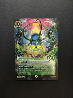 Disney Lorcana Wilds Unknown - Alien - True Believer 229/204 (Enchanted) - Image 1