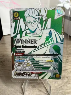 Taro Sakamoto Rare Battle WINNER Union Arena Sakamoto Days UEPR/SMD-1-026 UR - Image 1
