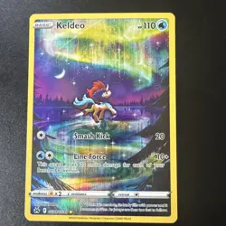 Pokemon TCG Keldeo GG07/GG70 Crown Zenith: Galarian Gallery NM Condition - Image 1