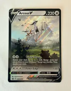 Nintendo Pokemon TCG Arceus V SWSH204 Sword & Shield Promo Holo English 2022 - Image 1
