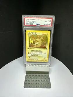 Raichu 14/62 Fossil Holo PSA 8 - Image 1