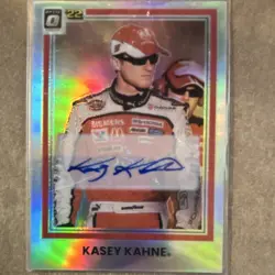 Panini 2022 Donruss NASCAR Optic Retro 1981 Kasey Kahne Auto Holo Prizm /99 - Image 1