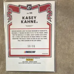 Panini 2022 Donruss NASCAR Optic Retro 1981 Kasey Kahne Auto Holo Prizm /99 - Image 2