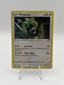 Pokemon TCG Rayquaza Sword & Shield SWSH029 Cosmos Holo Black Star Promo Card - Image 1