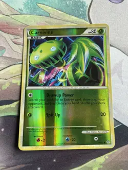 Carnivine 46/95 Unleashed Reverse Holo Common Pokemon Card LP - Image 1