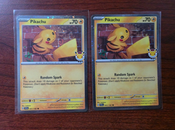 TCG POKEMON PIKACHU 2026 POKEMON DAY HOLO 30TH ANNIVERSARY STAMPED PROMO 051/162 - Image 1