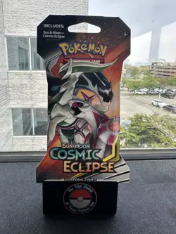 Cosmic Eclipse Sleeved Booster Pack Full Art Set Pokemon TCG Sun & Moon 4 Packs - Image 5