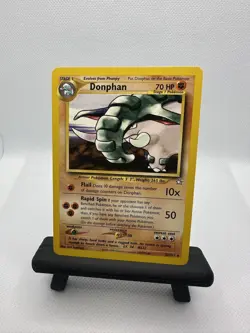 Pokemon TCG - Donphan 🐘👊🏼 21/111 Neo Genesis ⭐ Non Holo Rare WOTC Card NM - Image 1
