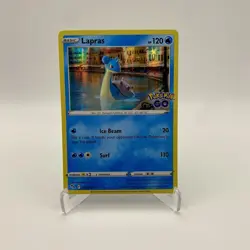 Lapras 023/078 Rare Holo Pokemon GO Single Card Pokemon TCG - Image 1