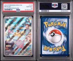 2023 POKEMON MEW EN-151 | PIKACHU ILLUSTRATION RARE PSA 10 - Image 3