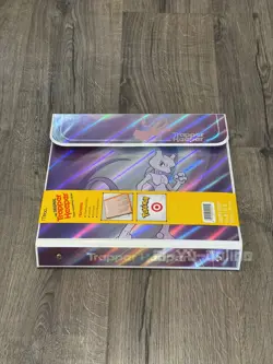 Mead Target Pokemon Trapper Keeper Ring Binder Portfolios Holographic Mew Mewtwo - Image 1
