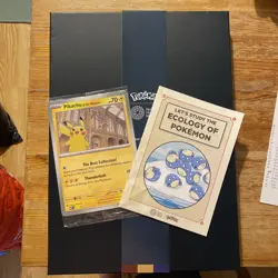 Pokemon Natural History Museum Art Print Set With Pikachu Promo Card And Booklet - Image 1