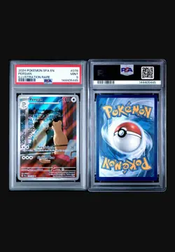 Pokemon 2024 Persian 078/064 Illustration Rare Shrouded Fable PSA 9 - Image 3
