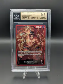 One Piece Promo #OP03001 PORTGAS.D.ACE Special Goods Set BGS 9.5 - Image 1