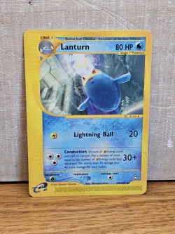 Lanturn 20/147 Aquapolis Non-Holo Rare Pokemon Card TCG - Image 1