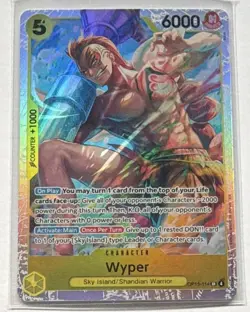 Bandai One Piece Card Game Wyper OP15-114 SR English - Image 1