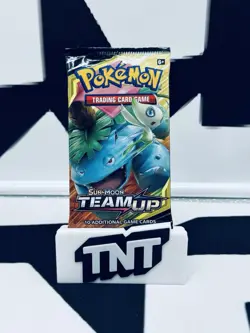 Pokemon TCG Sun & Moon Team Up Booster Pack (1) English 10 Cards Celebi Venusaur - Image 1