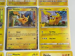 Pokemon TCG Mix Of Pikachu Cards Lot Of 14 Cards Total, Some Holo, Some Non Holo - Image 5
