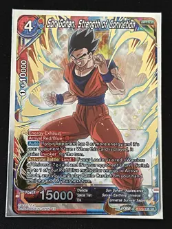 Dragon Ball Super Card Game Son Gohan Strength of Conviction SR Foil Card BT20 - Image 1