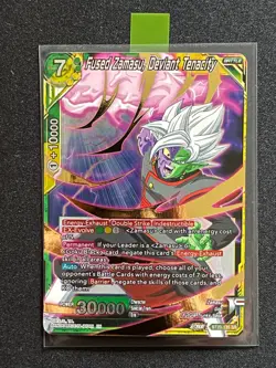 Dragon Ball Super Card Game Fused Zamasu Deviant Tenacity Foil Card BT23-135 SR - Image 1