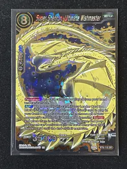 Dragon Ball Super Card Game Super Shenron Ultimate Wishmaster SR Foil Card - Image 1