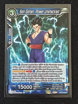 Dragon Ball Super Card Game Son Gohan, Power Unshackled Non-Foil Rare Card - Image 1