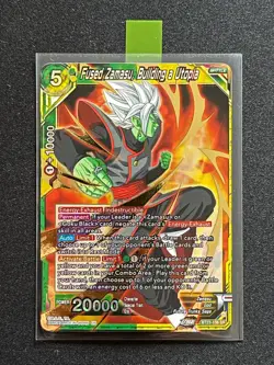 Dragon Ball Super Card Game Fused Zamasu Building a Utopia Foil Card BT23-136 SR - Image 1