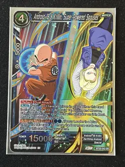 Dragon Ball Super Android 18 & Krillin Super-Powered Spouses SR Foil Card - Image 1