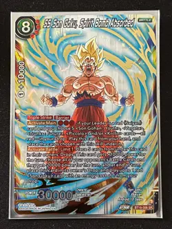 Dragon Ball Super Card Game SS Son Goku Spirit Bomb Absorbed SR Foil Card - Image 1