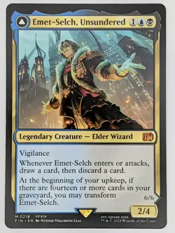 Emet-Selch, Unsundered Final Fantasy Regular (FIN 0218) NM MTG - Image 1