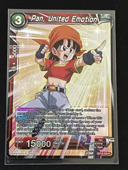 Dragon Ball Super Card Game Pan United Emotion Rare Foil Card BT18-9 - Image 1