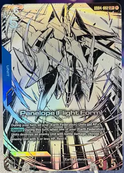 Gundam Card Game GD04-002 Penelope (Flight Form) LR+ Phantom Aria - Image 1