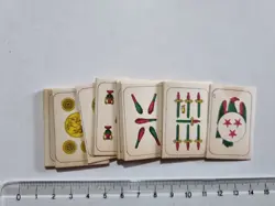 CARTE DA GIOCO NAPOLETANE TRE STELLE BRISCOLA SCOPA ORIGINAL PLAYING CARDS - Image 3