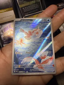 👻⚫🎏Goldeen 087/084 Pitch Black Illustration Rare Pokemon English Card NM - Image 2