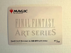 Squall, SeeD Mercenary Art Card (Gold-Stamped) Final Fantasy #43 MTG NM - Image 2