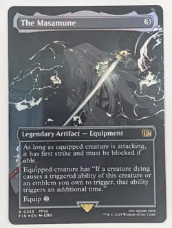 (Foil) The Masamune (Borderless) (0353) FINAL FANTASY NM - Image 1