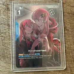 Gundam Card Game - KINDHEARTED GD04-101 (R+) Foil Winter Promo Mint!! - Image 1
