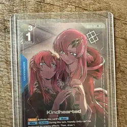 Gundam Card Game - KINDHEARTED GD04-101 (R+) Foil Winter Promo Mint!! - Image 2
