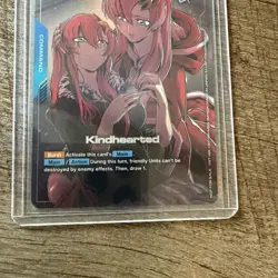 Gundam Card Game - KINDHEARTED GD04-101 (R+) Foil Winter Promo Mint!! - Image 3