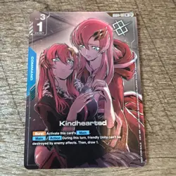 Gundam Card Game - KINDHEARTED GD04-101 (R+) Foil Winter Promo Mint!! - Image 5