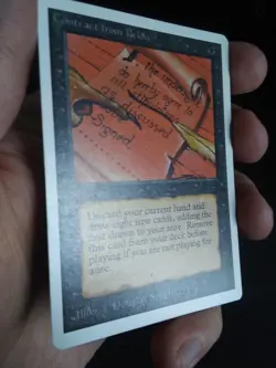 MTG Contract From Below - Unlimited - Magic the Gathering Light Play Card LP - Image 3